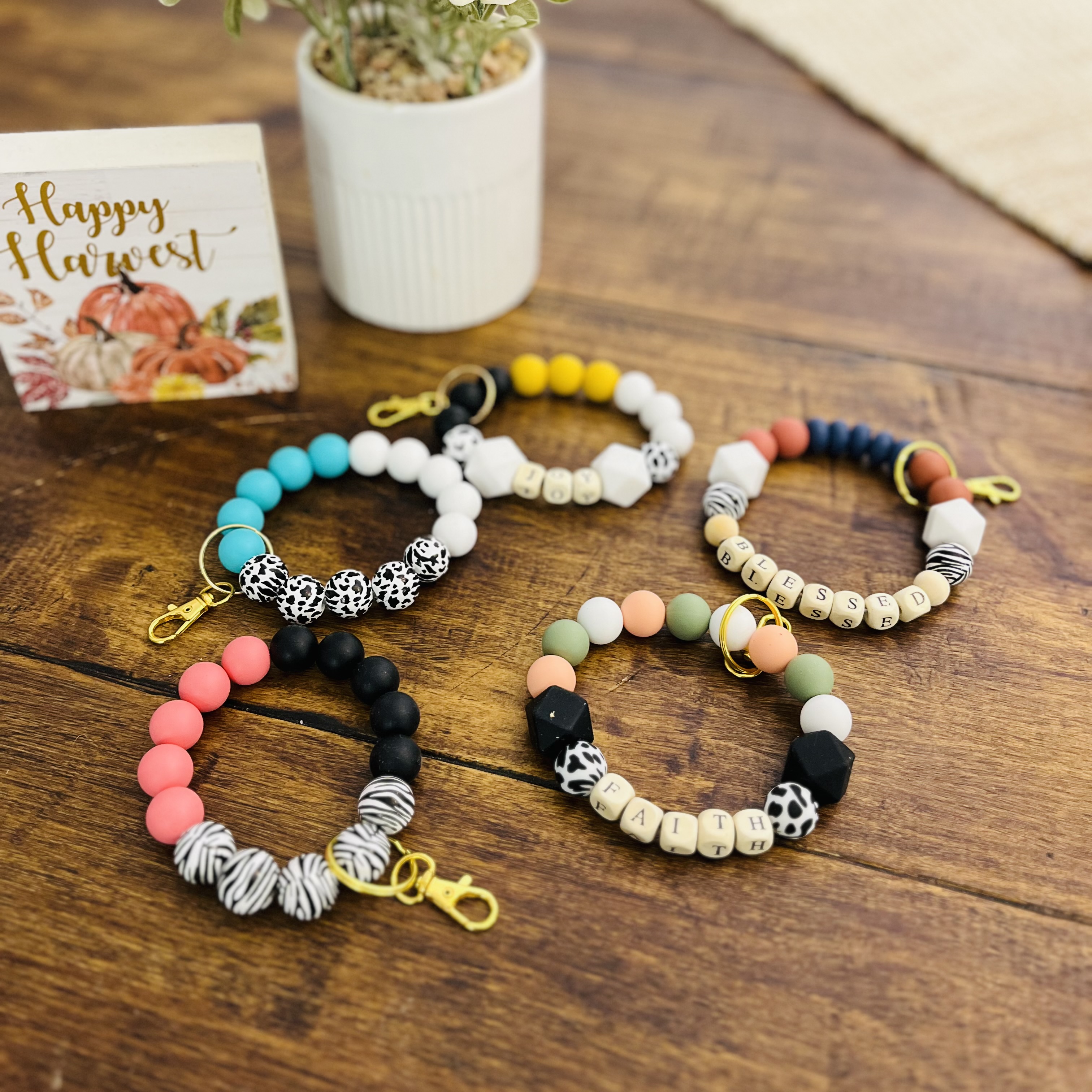 Silicone Beaded Keychain - Coming Soon